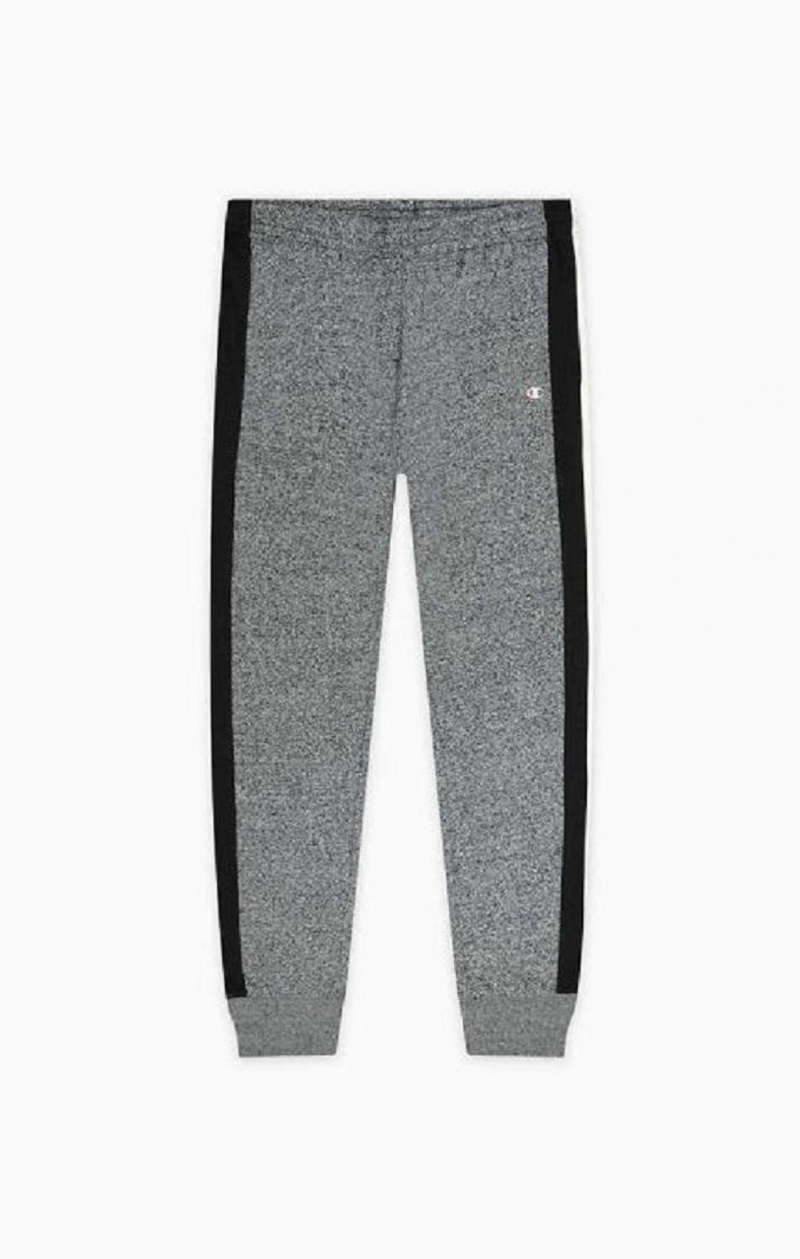 Pantalon Jogger Champion Stripe Insert Cuffed Joggers Homme Grise Foncé | 9623-XHWMV