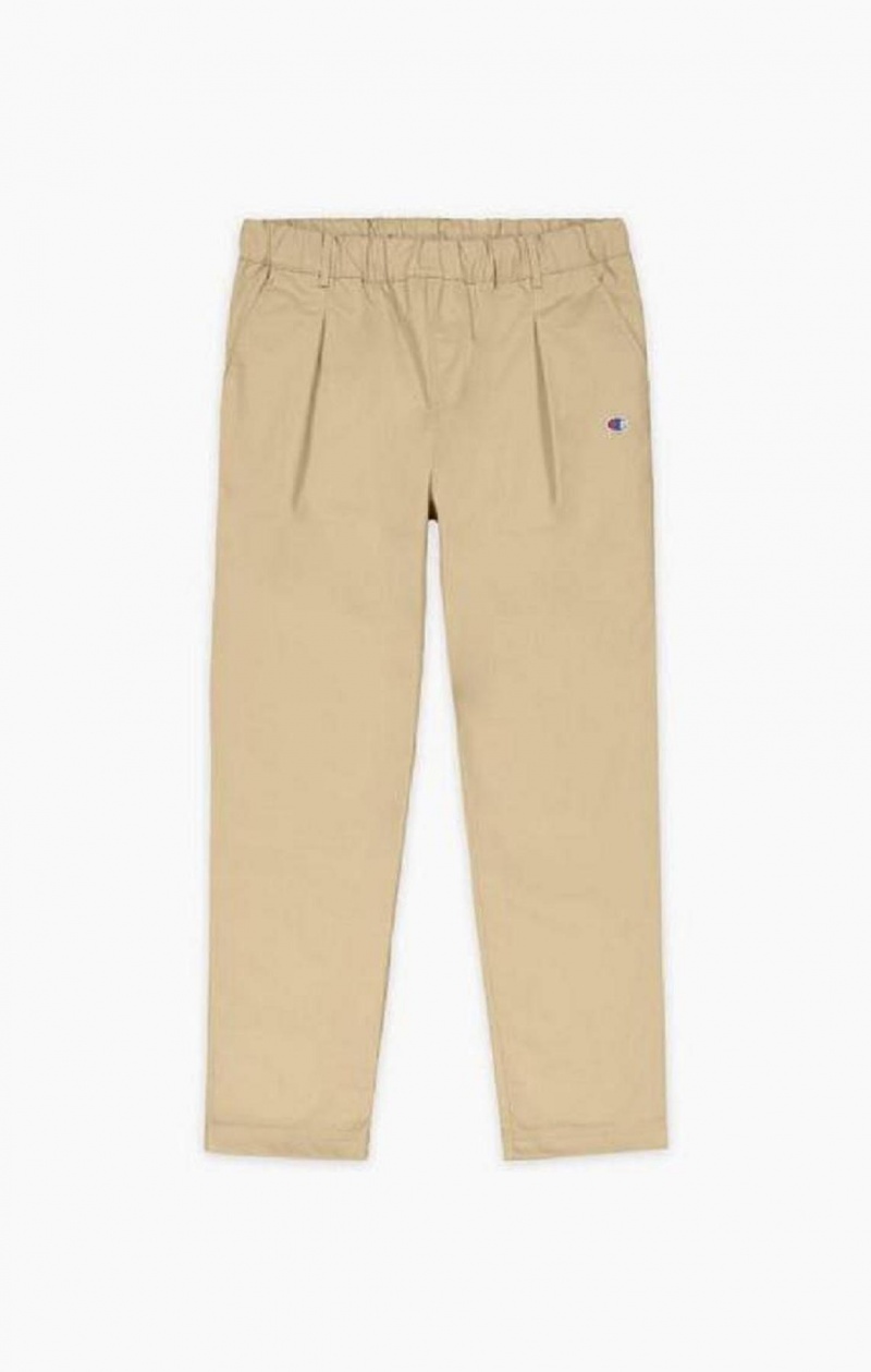 Pantalon Jogger Champion Tapered Woven Trousers Homme Marron Clair | 6423-MRTVQ