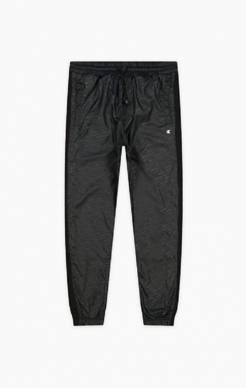 Pantalon Jogger Champion Tonal Script Logo Nylon Piste Pants Homme Noir | 7826-TGEJB