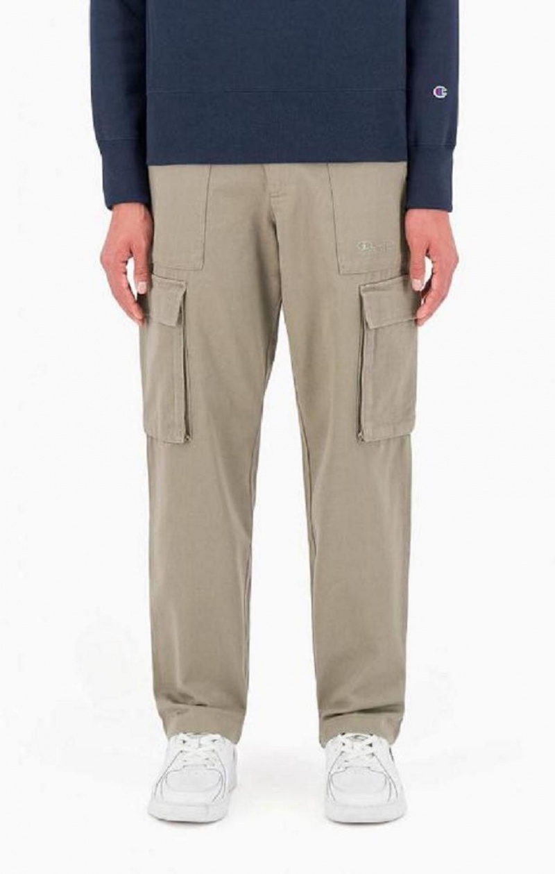 Pantalon Jogger Champion Woven Utility Trousers Homme Beige | 9451-ZNRVC