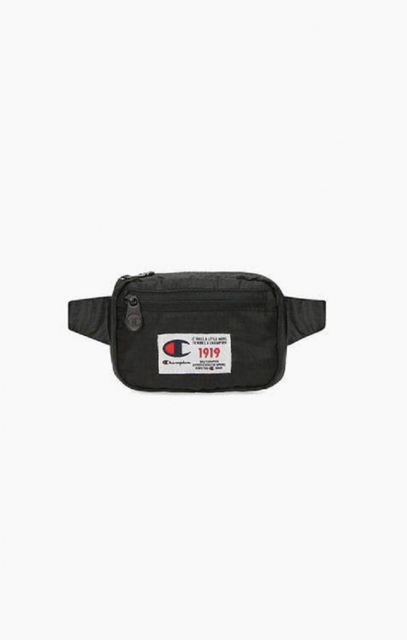 Sacs Champion 1919 Logo Belt Bag Homme Noir | 3076-MABYE