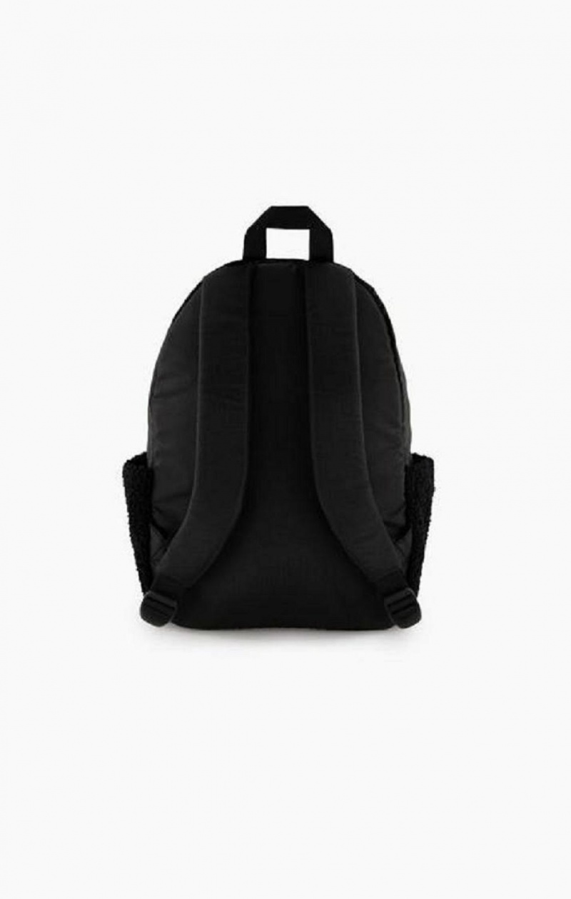 Sacs Champion 1919 Logo Teddy Backpack Femme Noir | 5619-ZPLQV