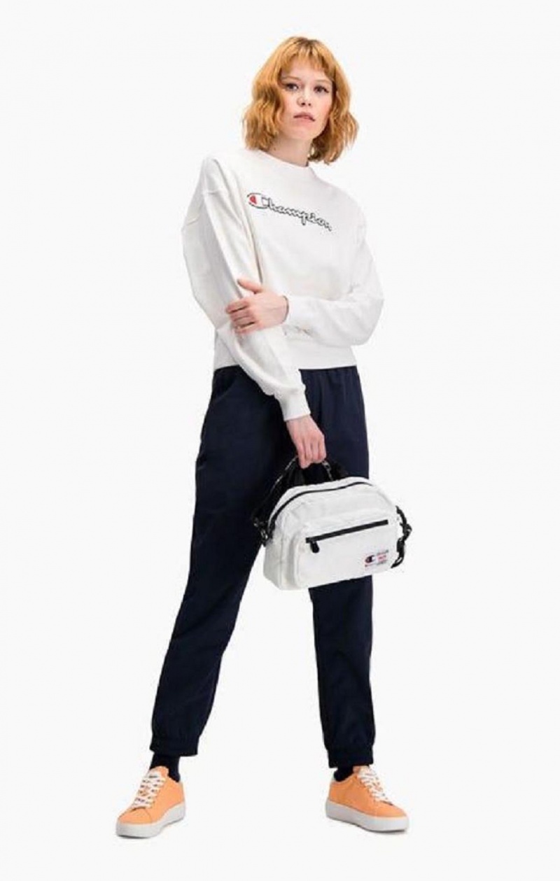 Sacs Champion 1919 Messenger Bag Femme Blanche | 3517-UNSBO