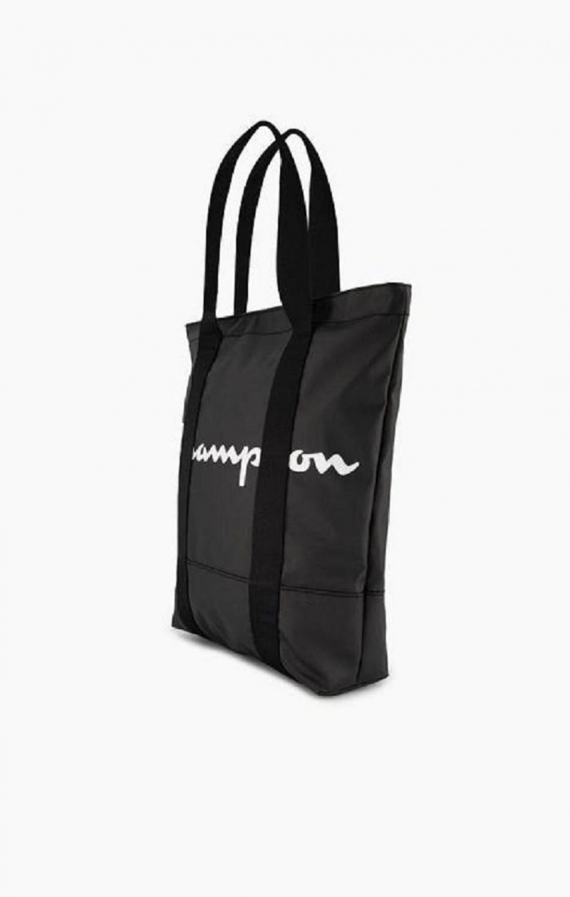 Sacs Champion 1919 Script Logo Tote Bag Femme Noir | 6519-UDLPV