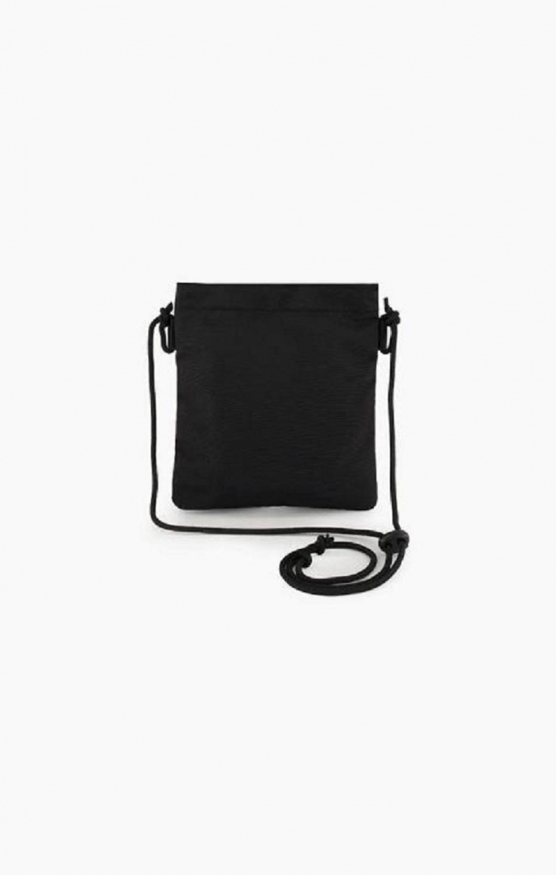 Sacs Champion C Logo Coated Shoulder Bag Homme Noir | 1603-LJWOX