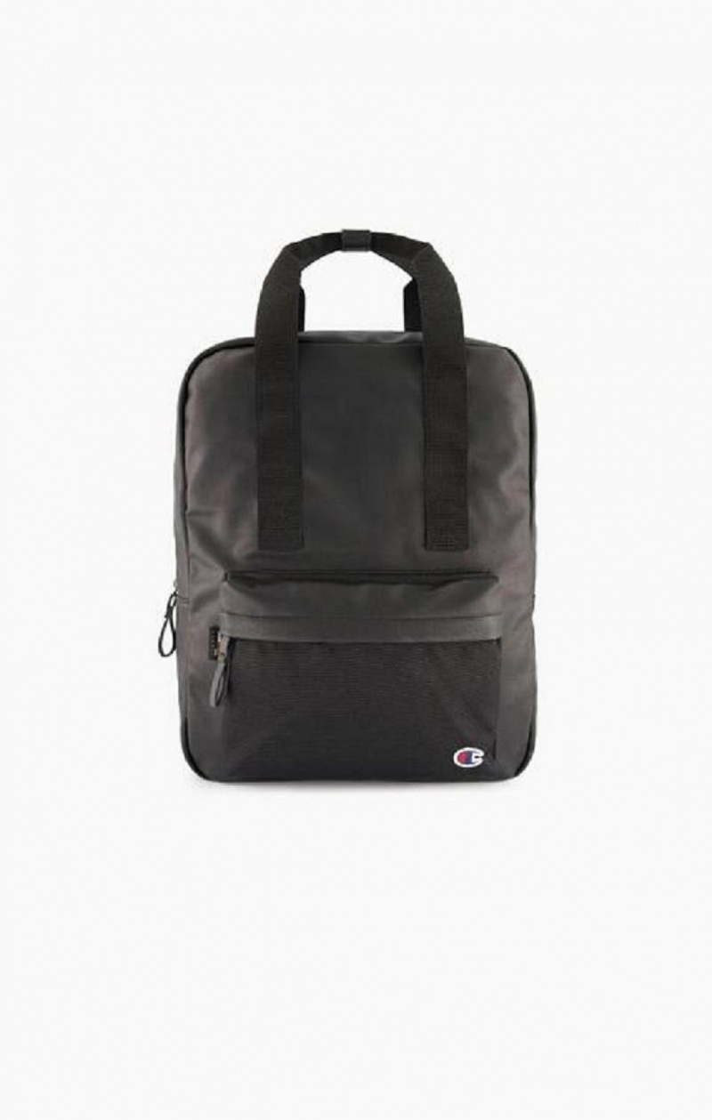 Sacs Champion C Logo Vegan Cuir Backpack Homme Noir | 2538-SJEYF