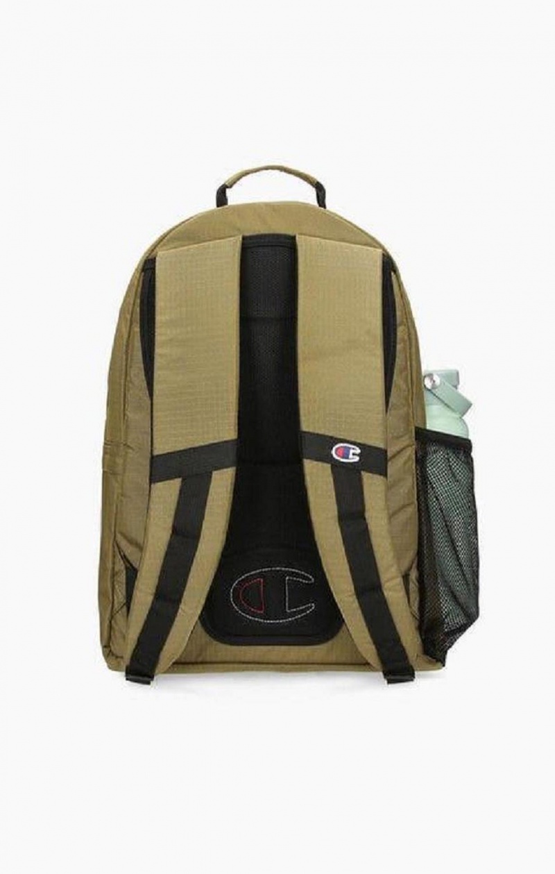 Sacs Champion Dentelle-Up Boucle Front Backpack Homme Vert Olive Vert | 5169-HLBUI