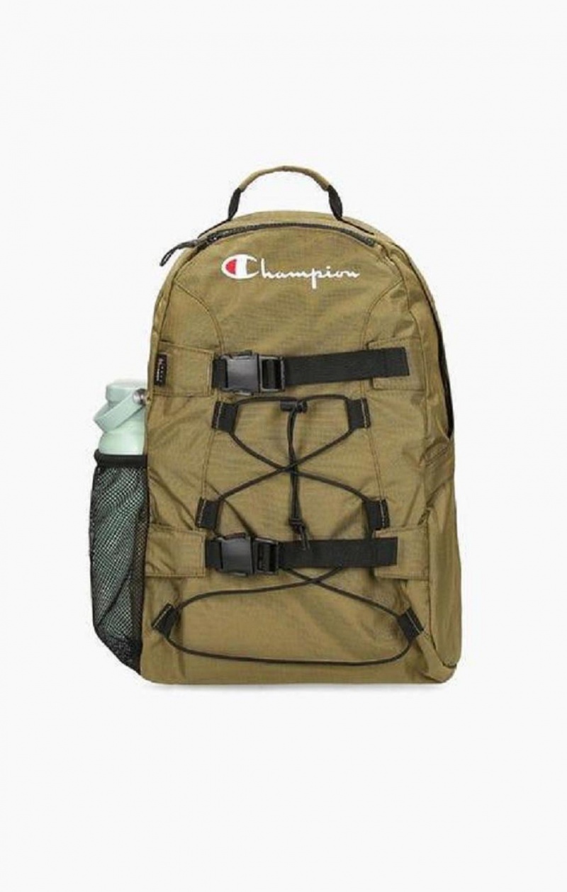 Sacs Champion Dentelle-Up Boucle Front Backpack Homme Vert Olive Vert | 5169-HLBUI