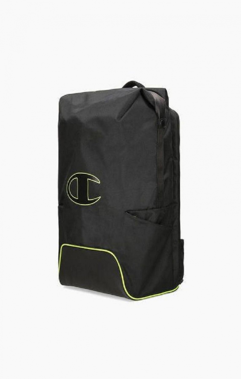 Sacs Champion Roll Top Neon Outline C Logo Backpack Homme Noir | 7546-MKGSN