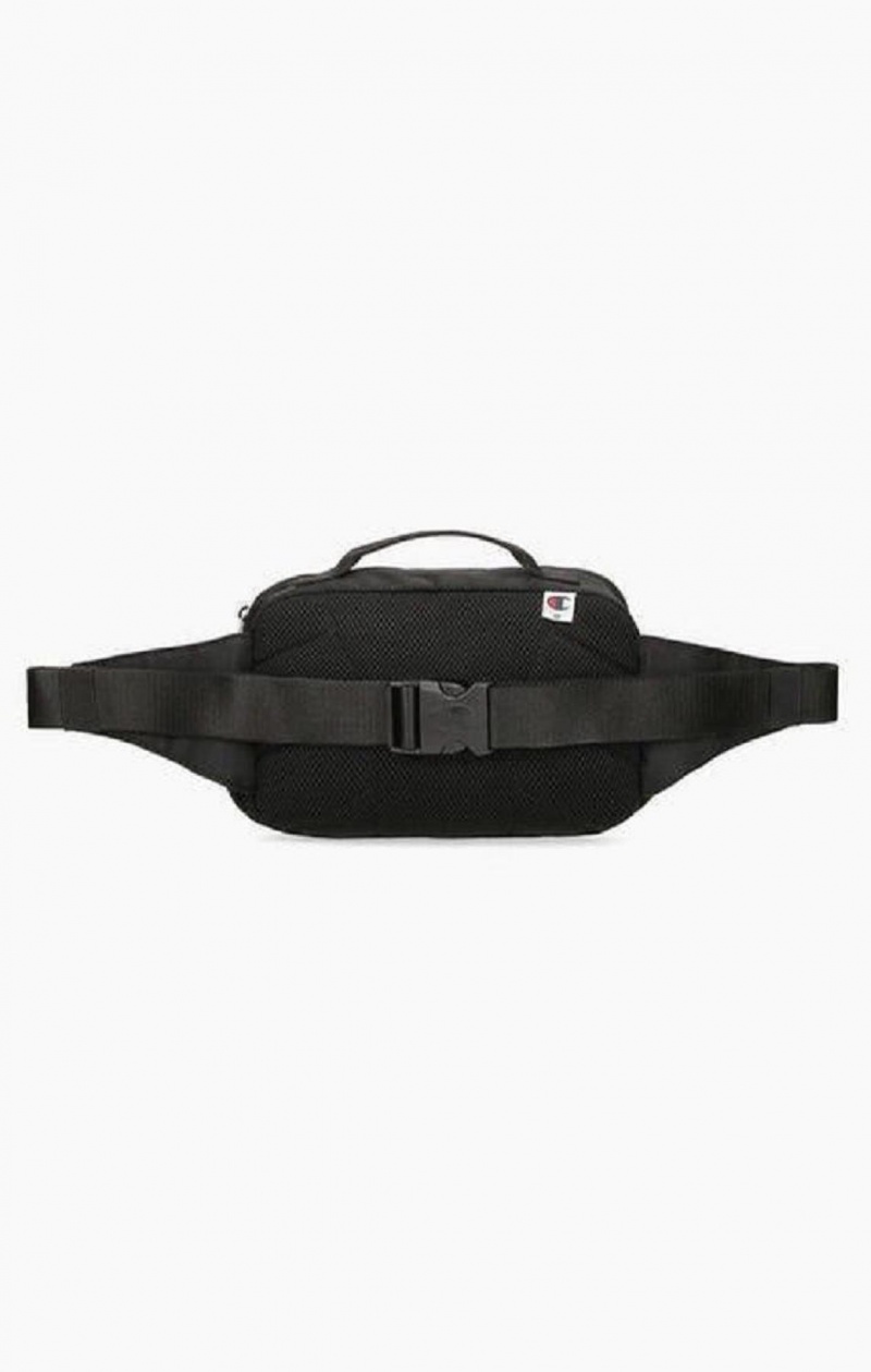 Sacs Champion Satin C Logo Patch Utility Belt Bag Homme Noir | 8435-WFPRJ