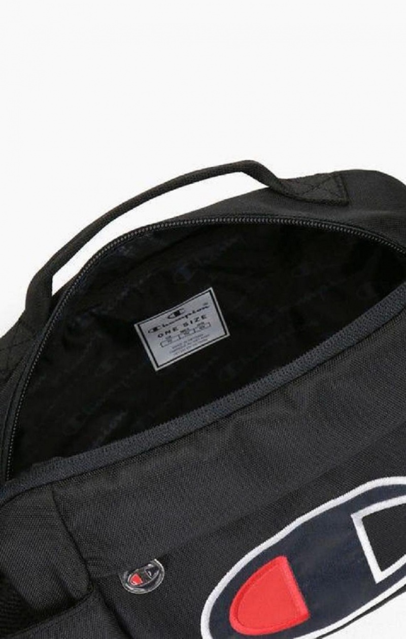 Sacs Champion Satin C Logo Patch Utility Belt Bag Homme Noir | 8435-WFPRJ