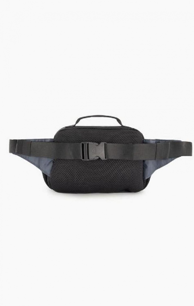 Sacs Champion Script Logo Coated Explorer Belt Bag Homme Noir | 9350-RQBZP