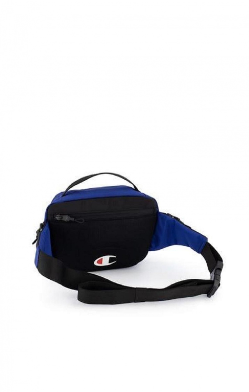 Sacs Champion Script Logo Zip Belt Bag Homme Bleu | 0759-VHRKO