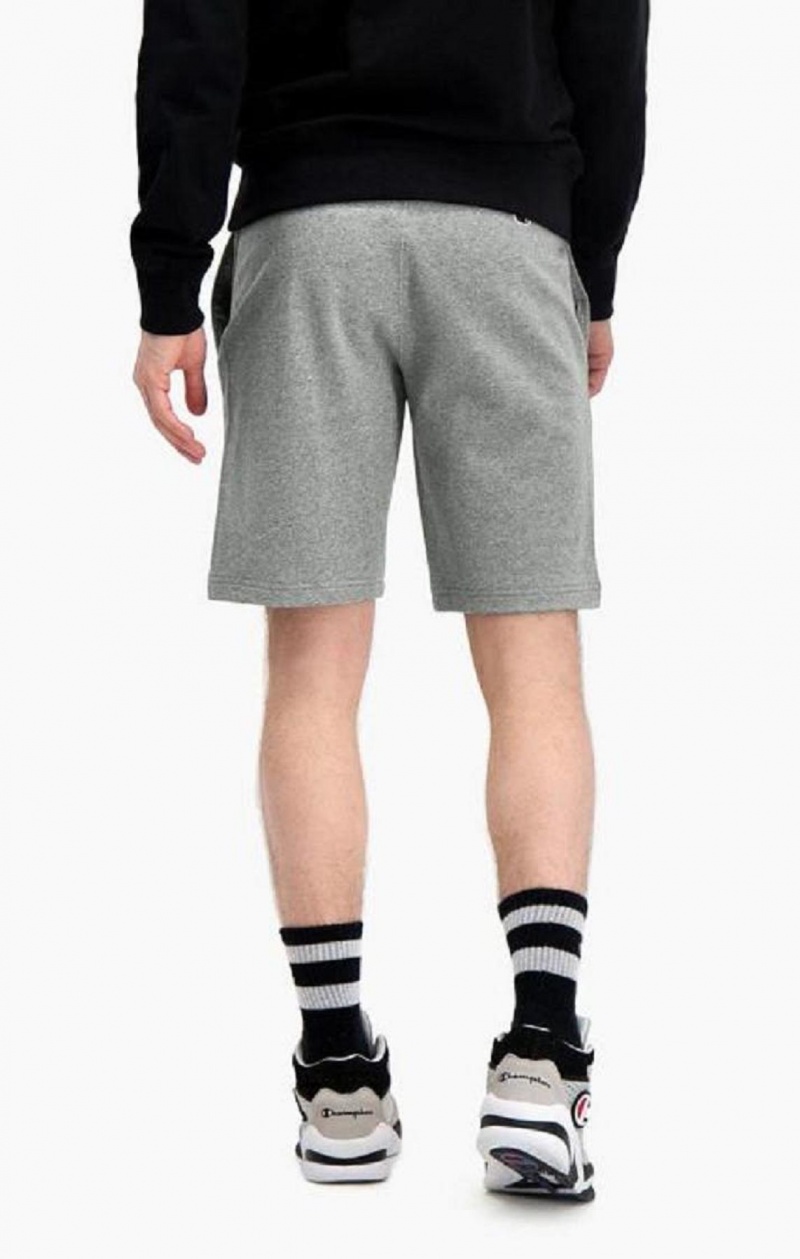 Short Champion C Logo Coton Terry Bermuda Shorts Homme Grise Foncé | 4357-OIEFB