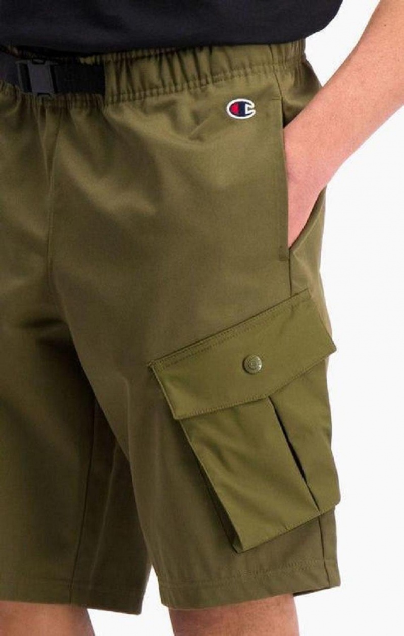 Short Champion Cargo Pocket Shorts Homme Vert | 0971-UDQME