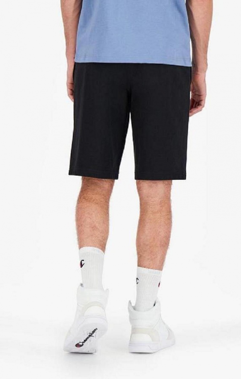 Short Champion Collegiate C Logo Shorts Homme Noir | 3710-ULIHO