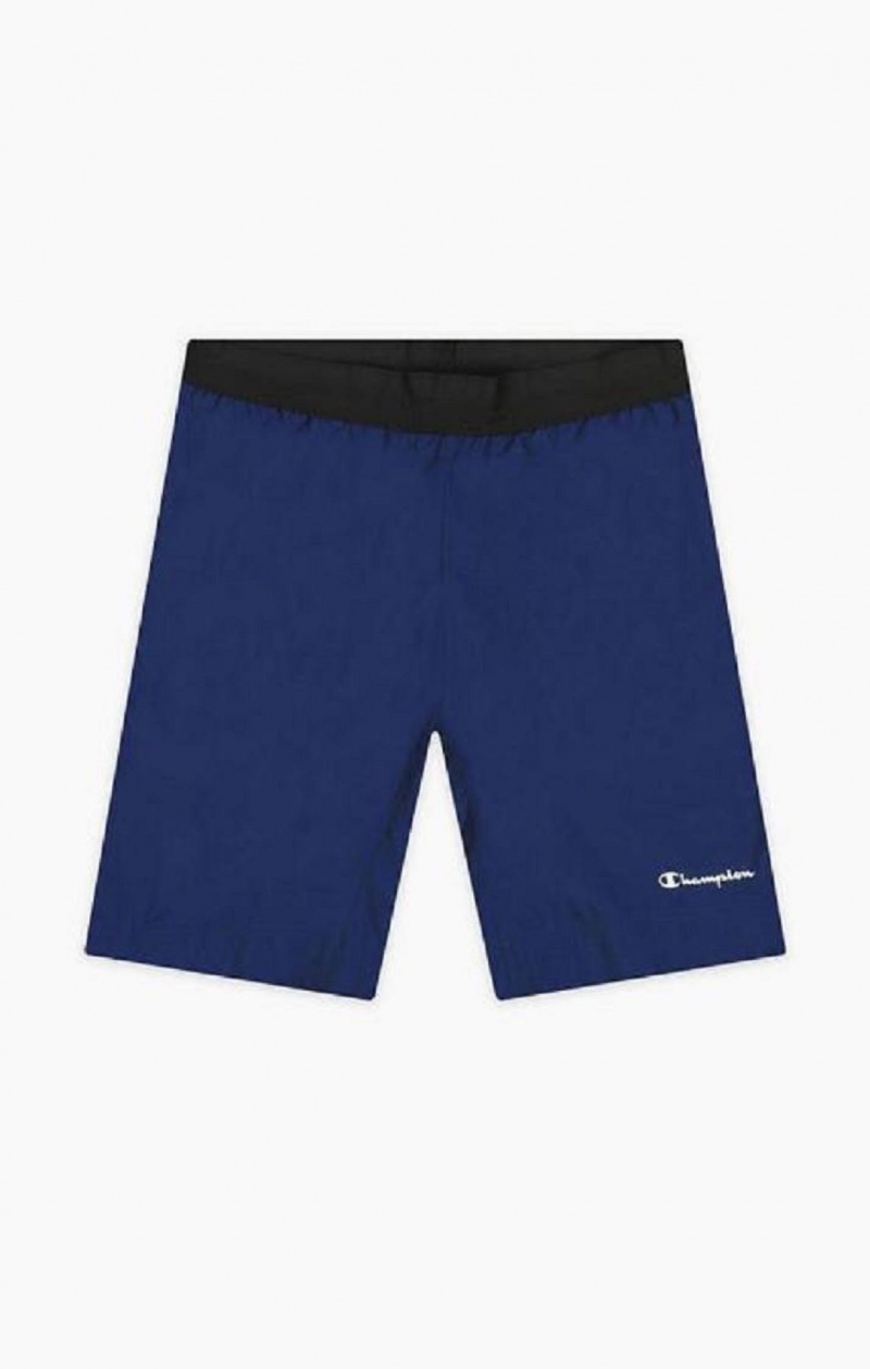 Short Champion Contrast Waistband Quick Dry Course Shorts Homme Bleu | 7854-WUKDG