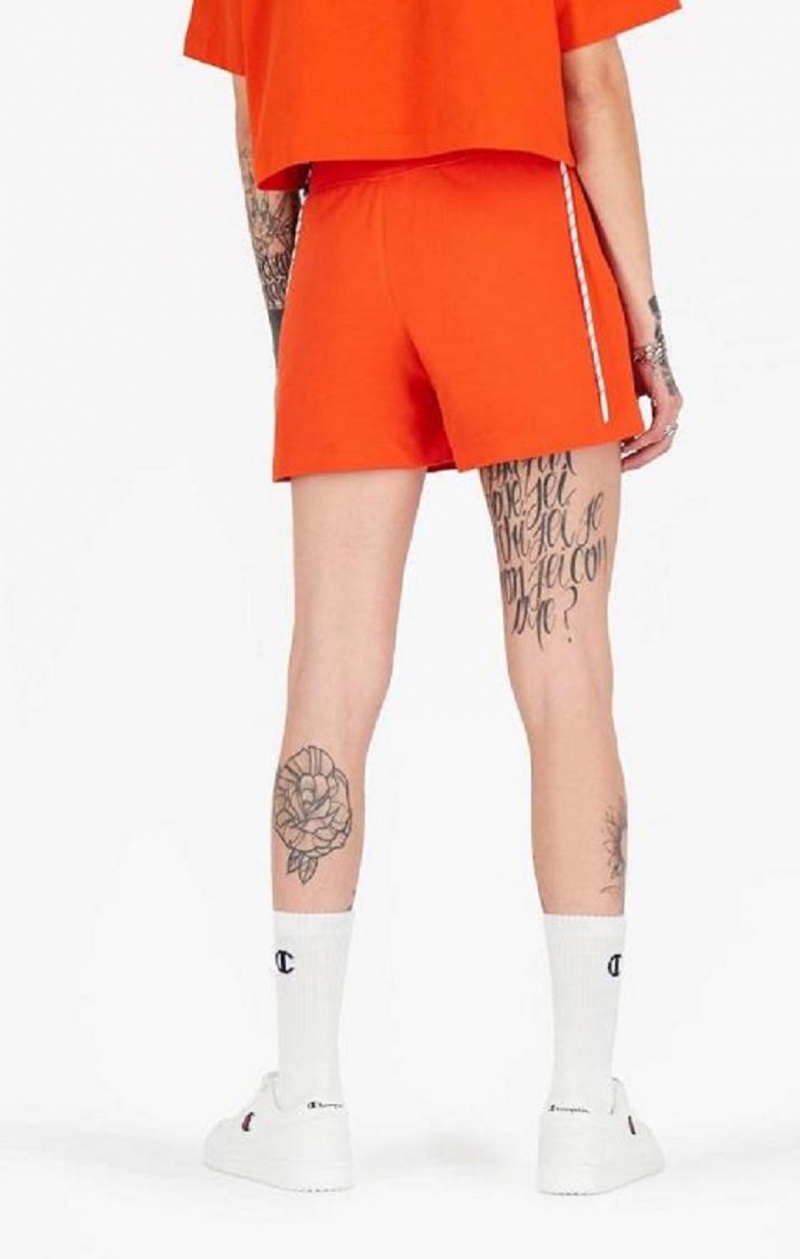 Short Champion Dentelle Up Side Sweat Shorts Femme Orange | 0258-GKNMI