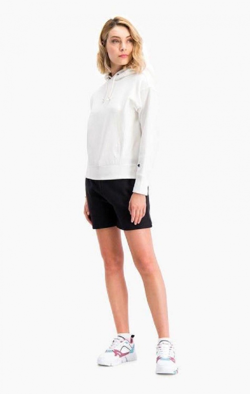 Short Champion Legere Reverse Weave Shorts Femme Noir | 1374-WSBNR