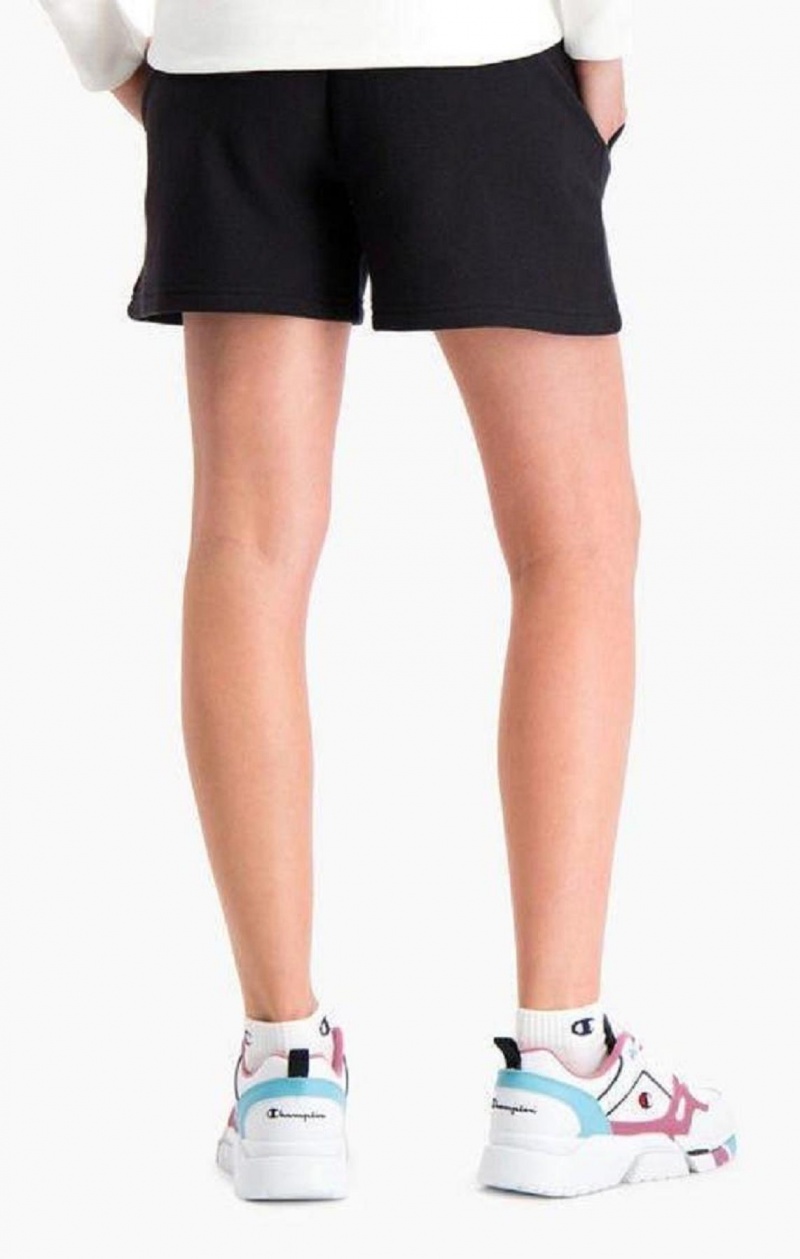 Short Champion Legere Reverse Weave Shorts Femme Noir | 1374-WSBNR