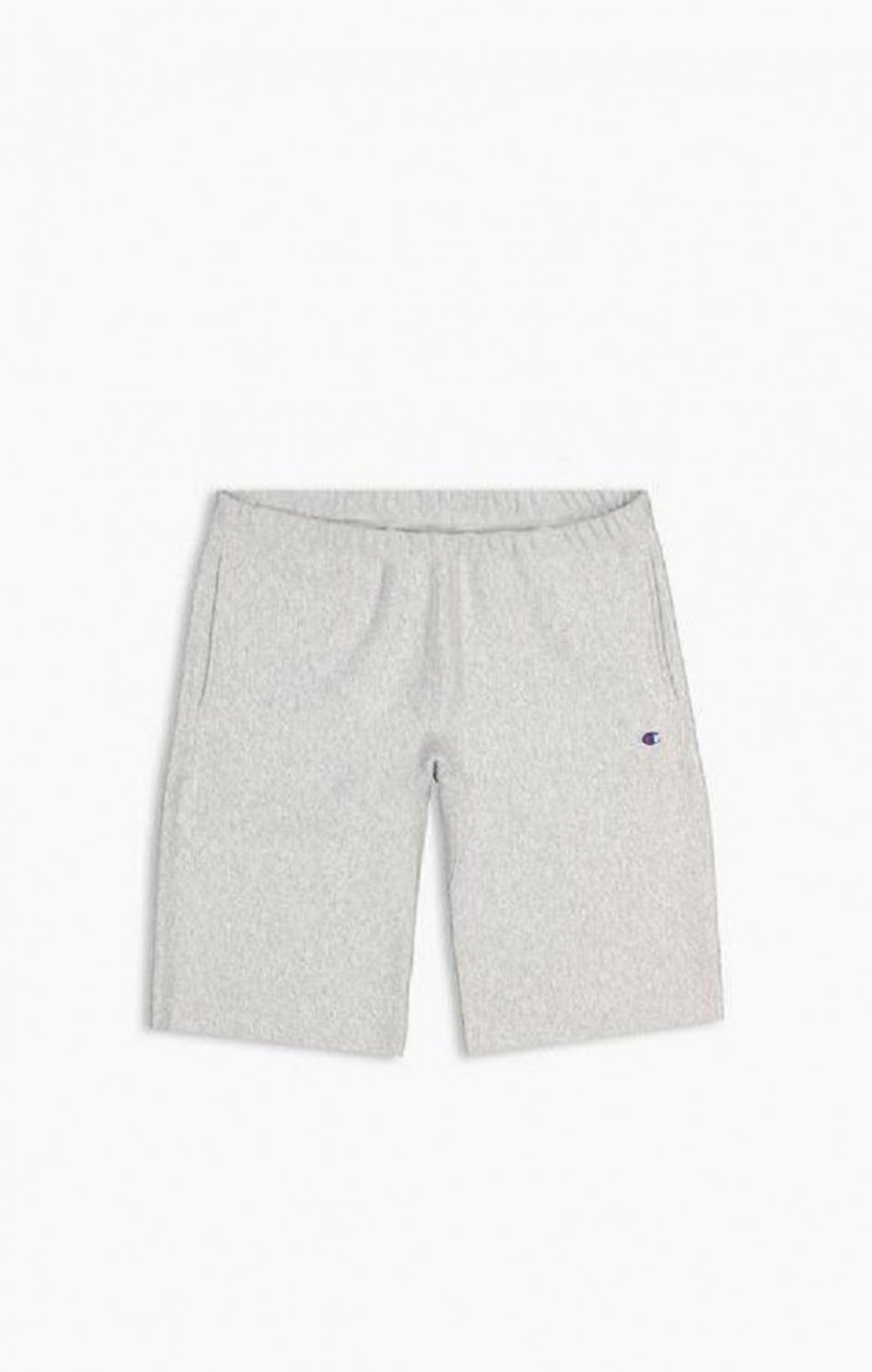 Short Champion Reverse Weave Long Shorts Homme Grise Clair | 3081-YRXQB