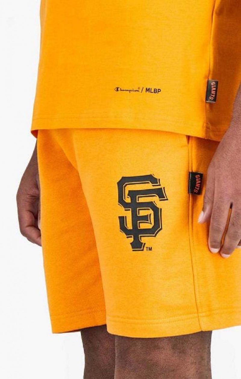 Short Champion San Francisco MLB Shorts Homme Orange | 2304-QJUYT