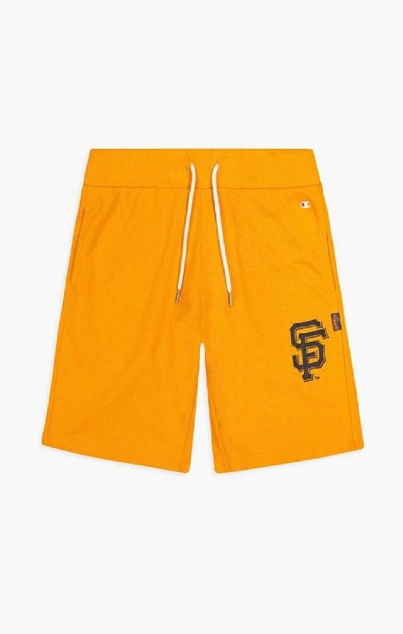 Short Champion San Francisco MLB Shorts Homme Orange | 2304-QJUYT