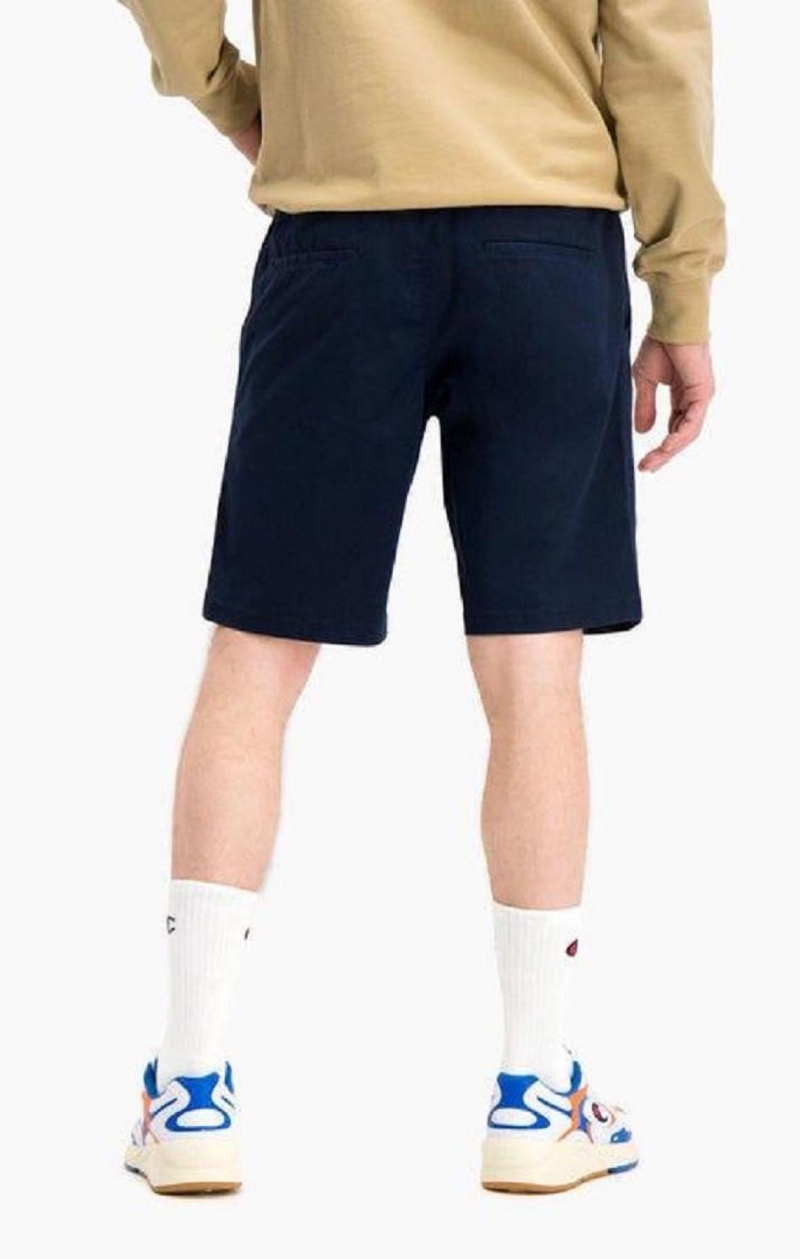 Short Champion Stretch Coton Twill Bermuda Shorts Homme Bleu Foncé | 1536-PLOJN