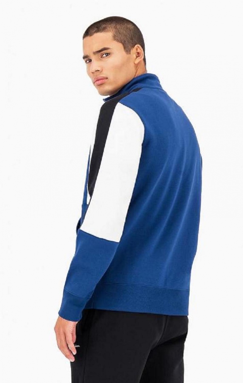 Survêtement Champion Contrast Colour Block Script Logo Tracksuit Homme Bleu | 4067-BJAUP