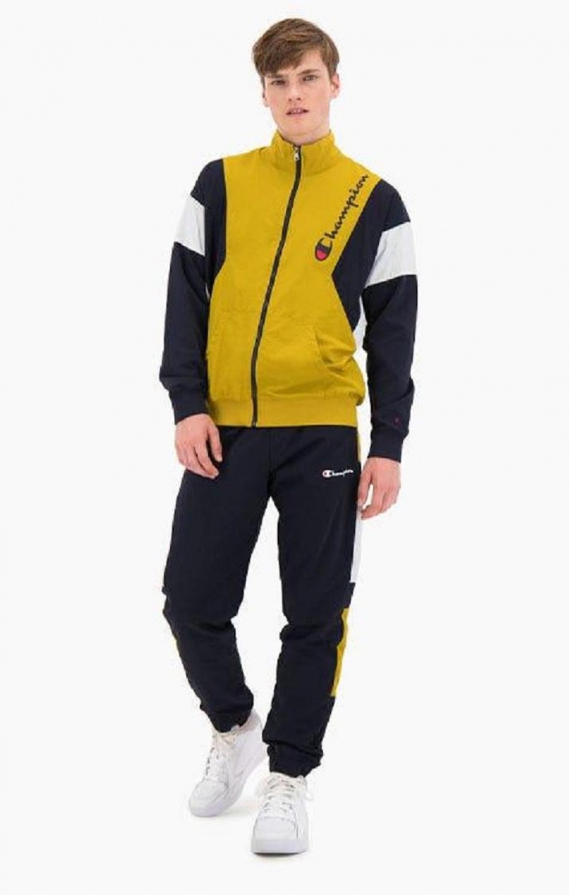 Survêtement Champion Zip-Up Colour Block Jacket Homme Doré | 4985-OQCEP