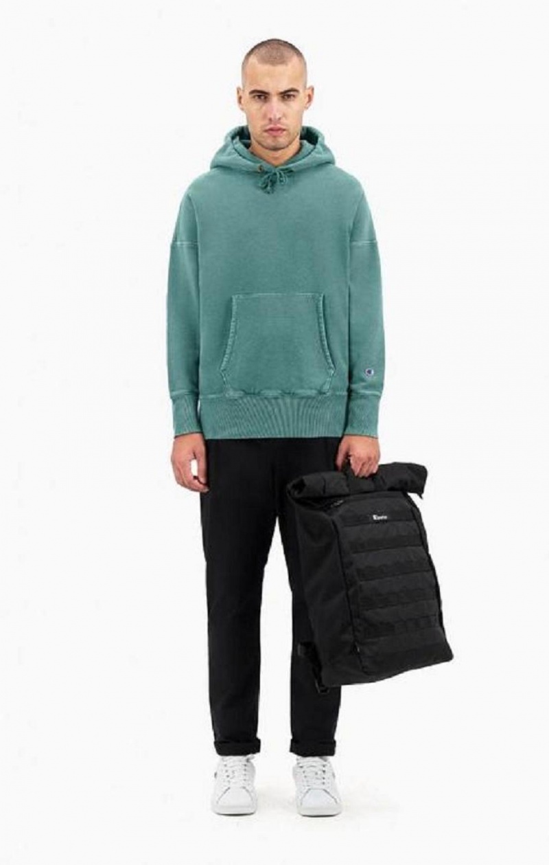 Sweat a Capuche Champion Drop Shoulder Reverse Weave Hoodie Homme Vert | 9604-ECFUD