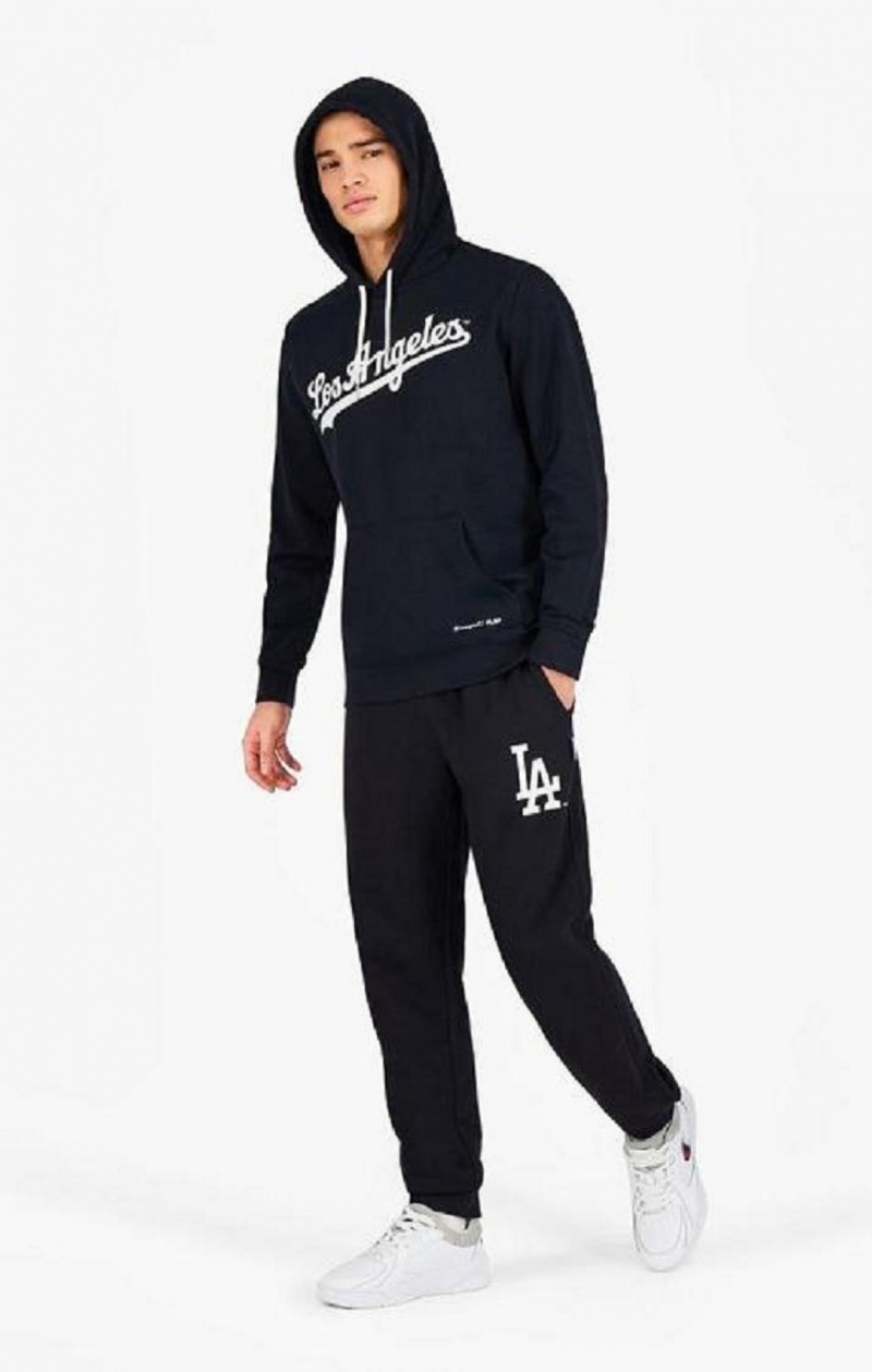 Sweat a Capuche Champion Los Angeles MLB Hoodie Homme Noir | 5801-BUJSX