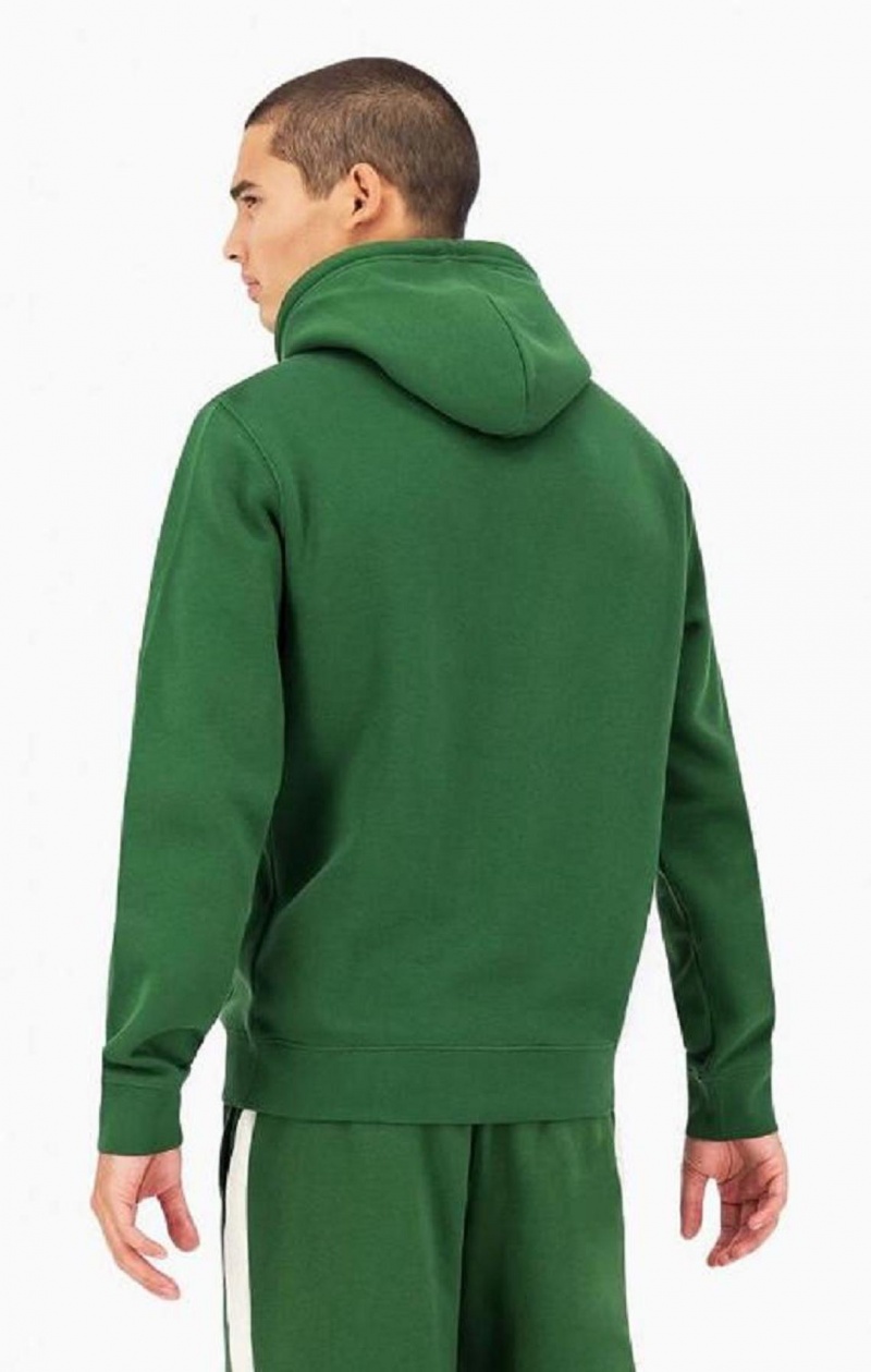 Sweat a Capuche Champion Script Logo Fleece Hoodie Homme Vert Clair | 5361-JTWSP