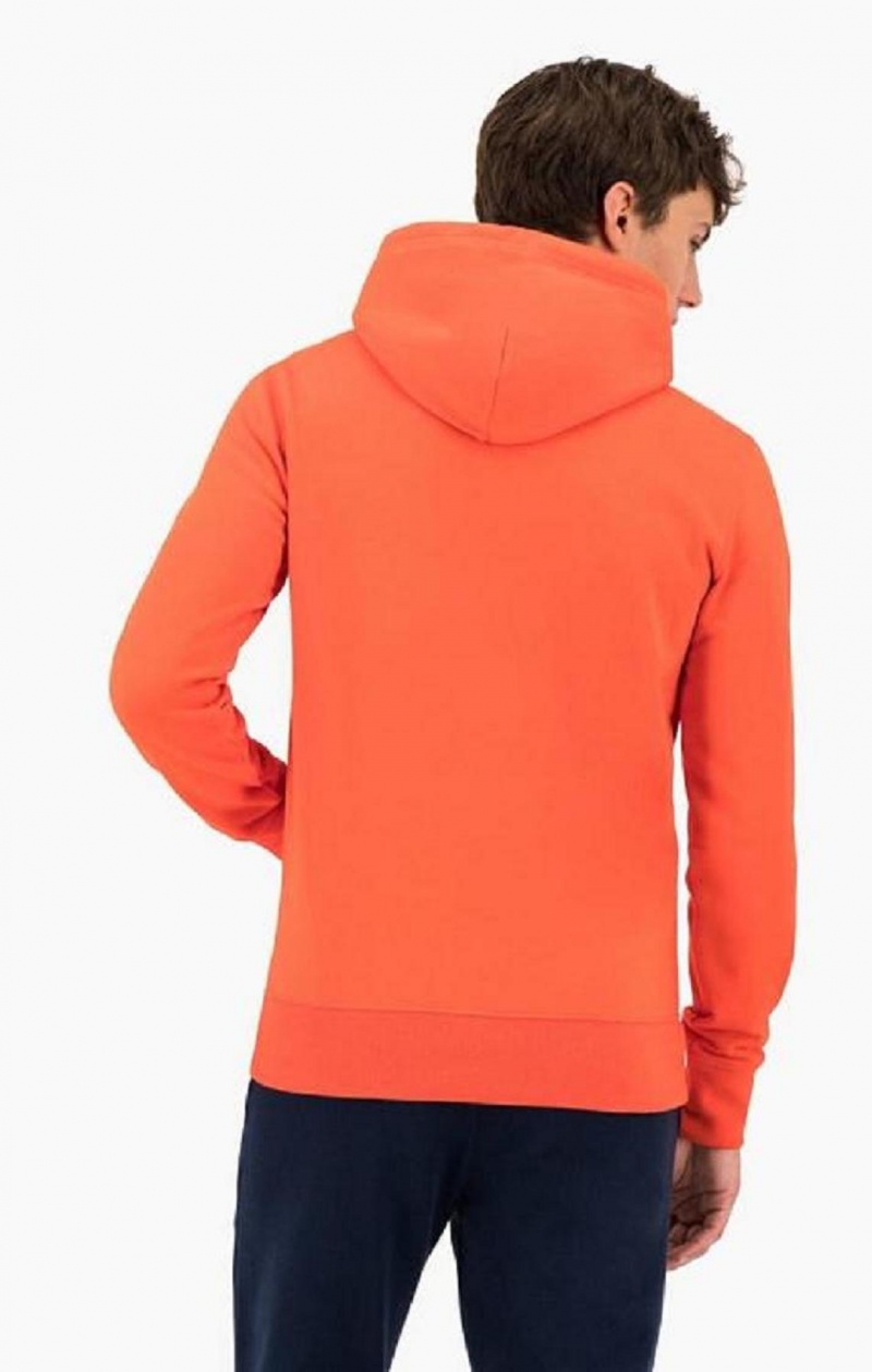 Sweat a Capuche Champion Small Script Logo Hoodie Homme Rouge | 2937-QZVEP