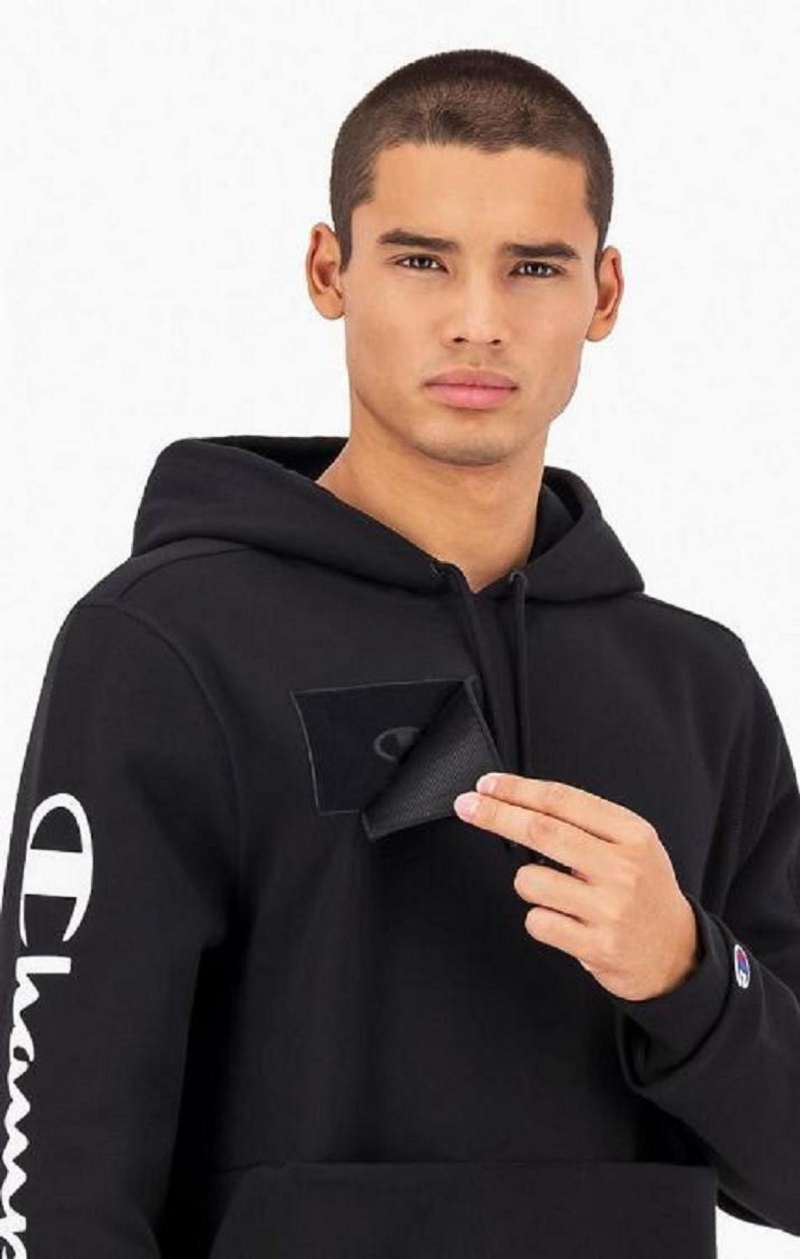 Sweat a Capuche Champion Ultimate Gaming Hoodie Homme Noir | 3275-CQSWM