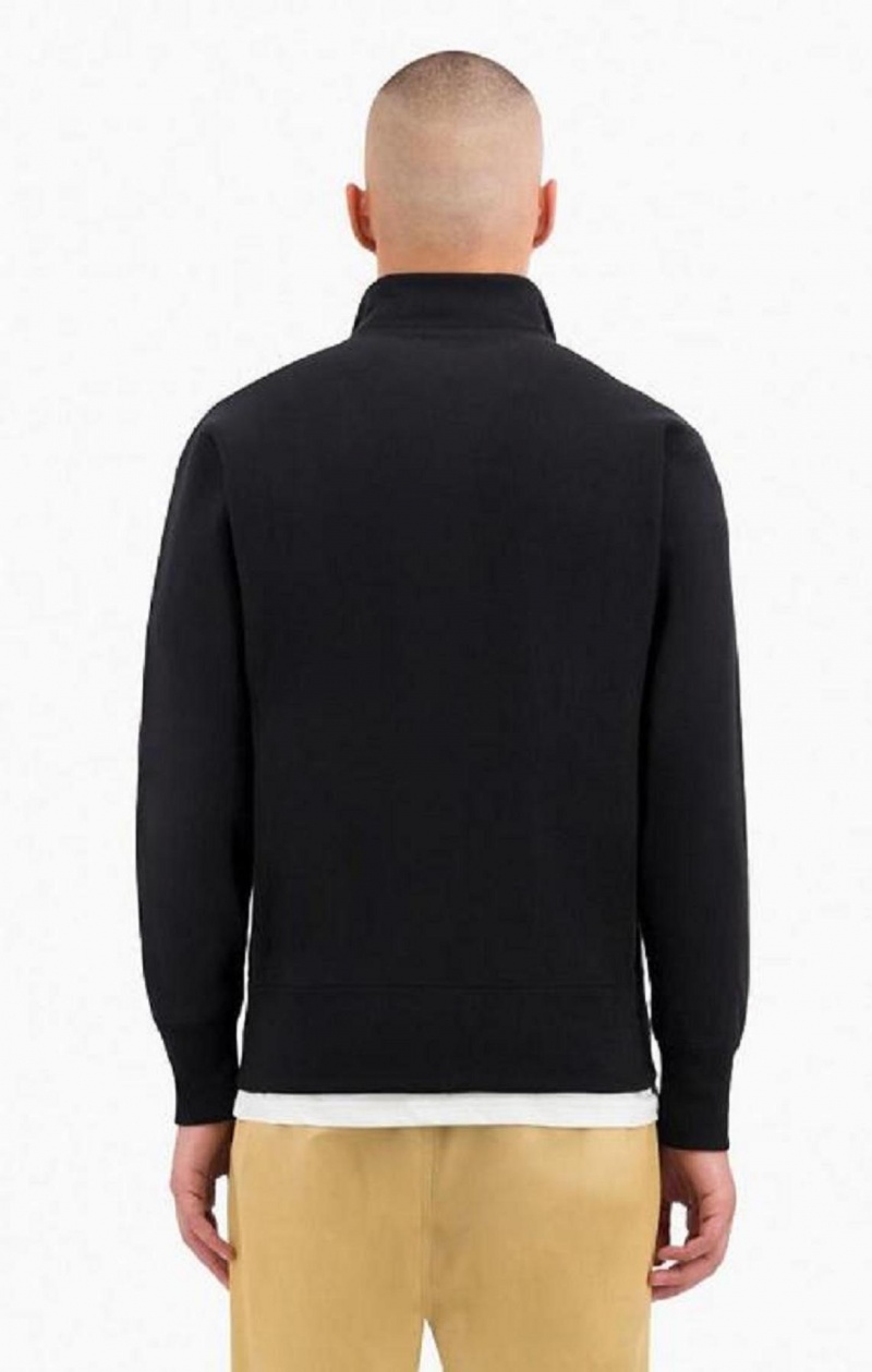 Sweats Champion Half Zip-Up Reverse Weave Sweatshirt Homme Noir | 8794-WKRLC