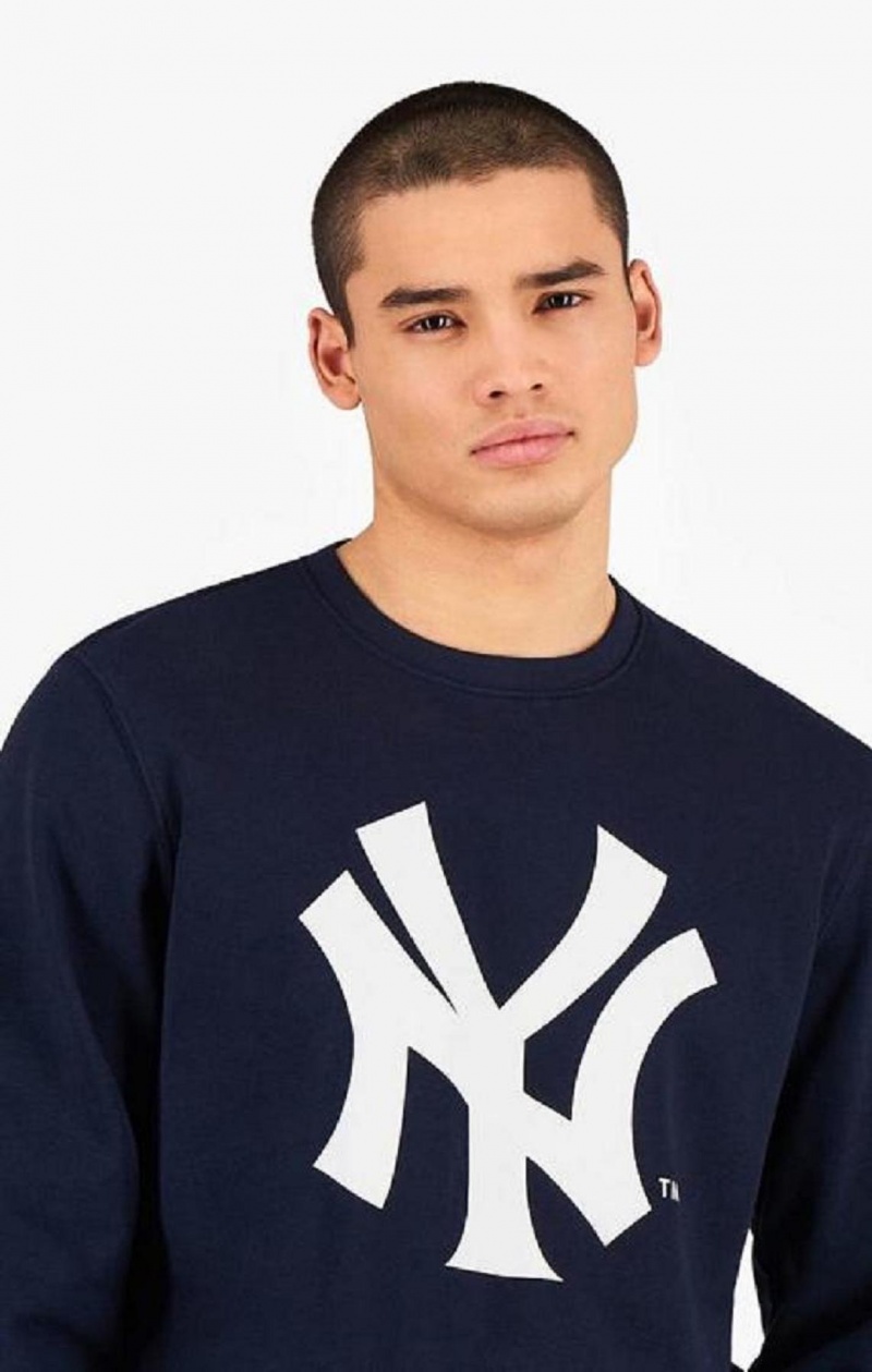 Sweats Champion New York MLB Sweatshirt Homme Bleu Foncé | 2475-EXRWK