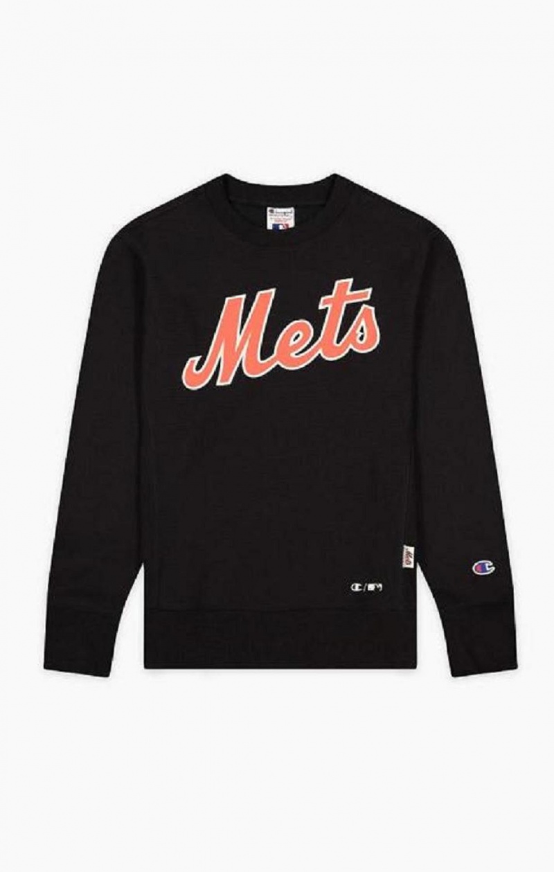 Sweats Champion New York MLB Sweatshirt Homme Noir | 6089-CTXAY