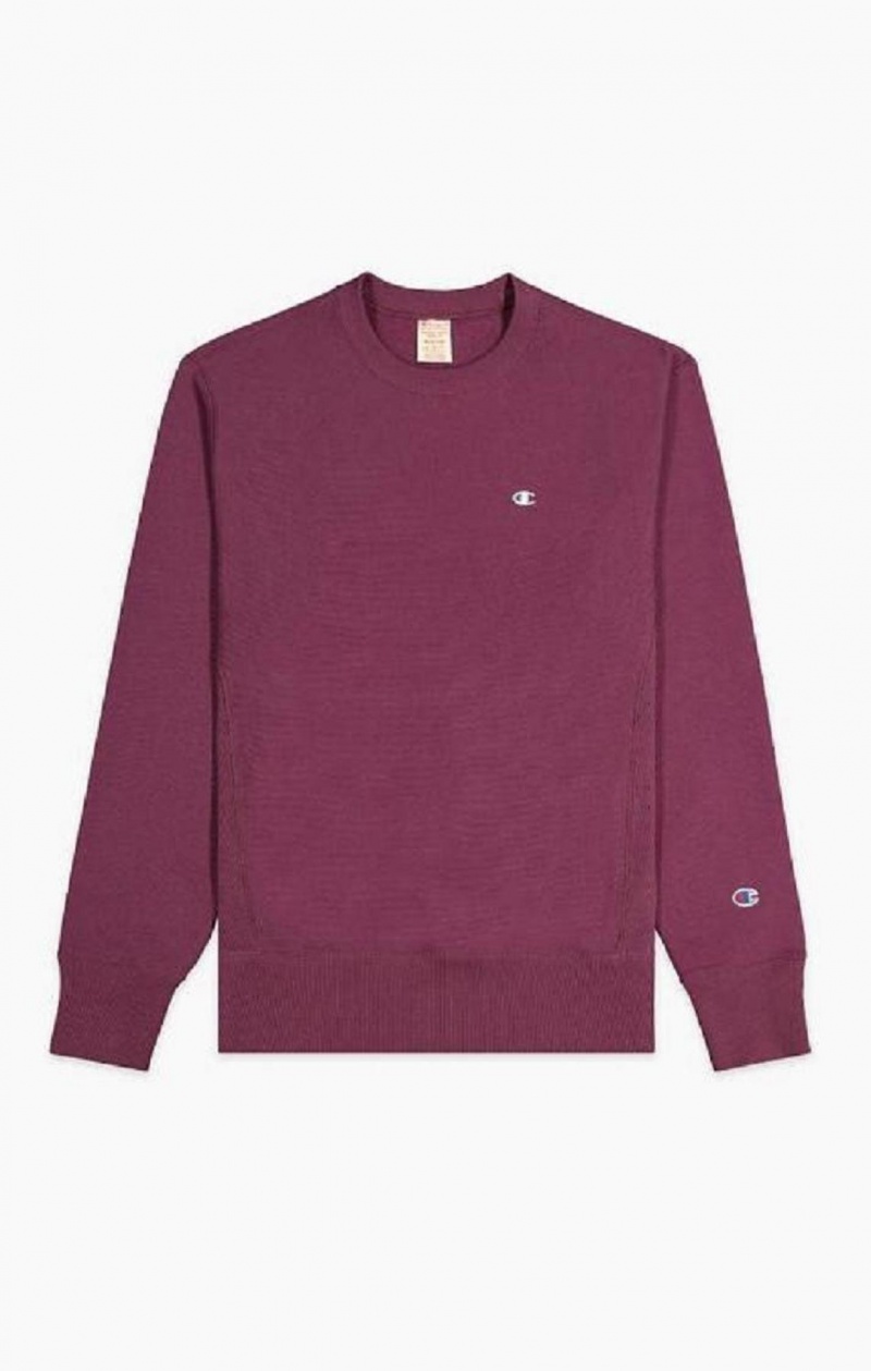 Sweats Champion Reverse Weave Sweatshirt Homme Bordeaux | 8673-WMNTX