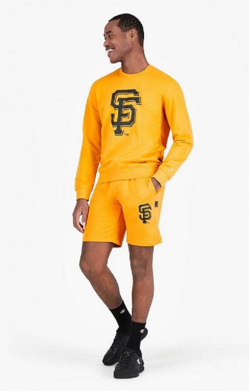 Sweats Champion San Francisco MLB Sweatshirt Homme Orange | 7136-WYRUN