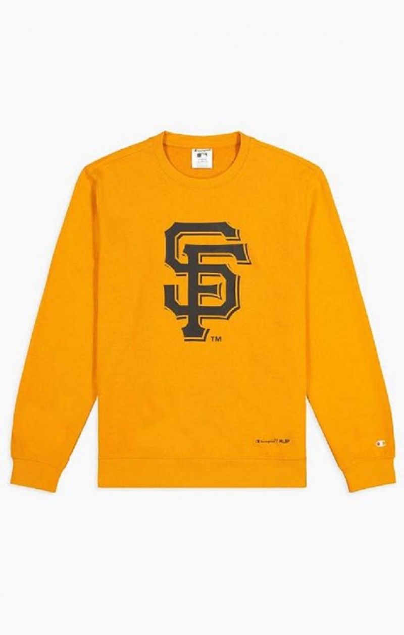 Sweats Champion San Francisco MLB Sweatshirt Homme Orange | 7136-WYRUN