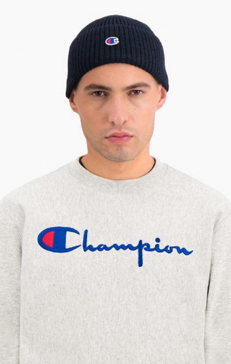 Sweats Champion Script Logo Reverse Weave Sweatshirt Homme Grise | 0942-TYHUV