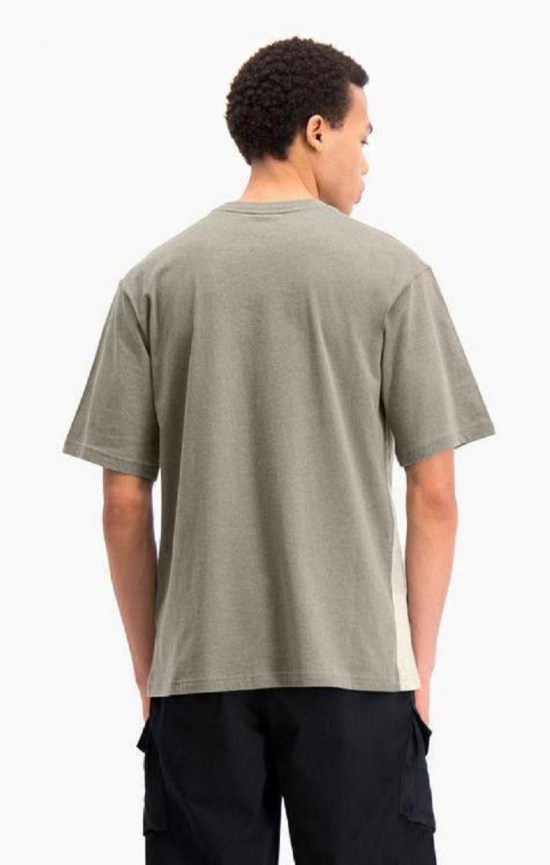 T Shirts Champion Ombré Panelled T-Shirt Homme Vert | 4087-TIKYF