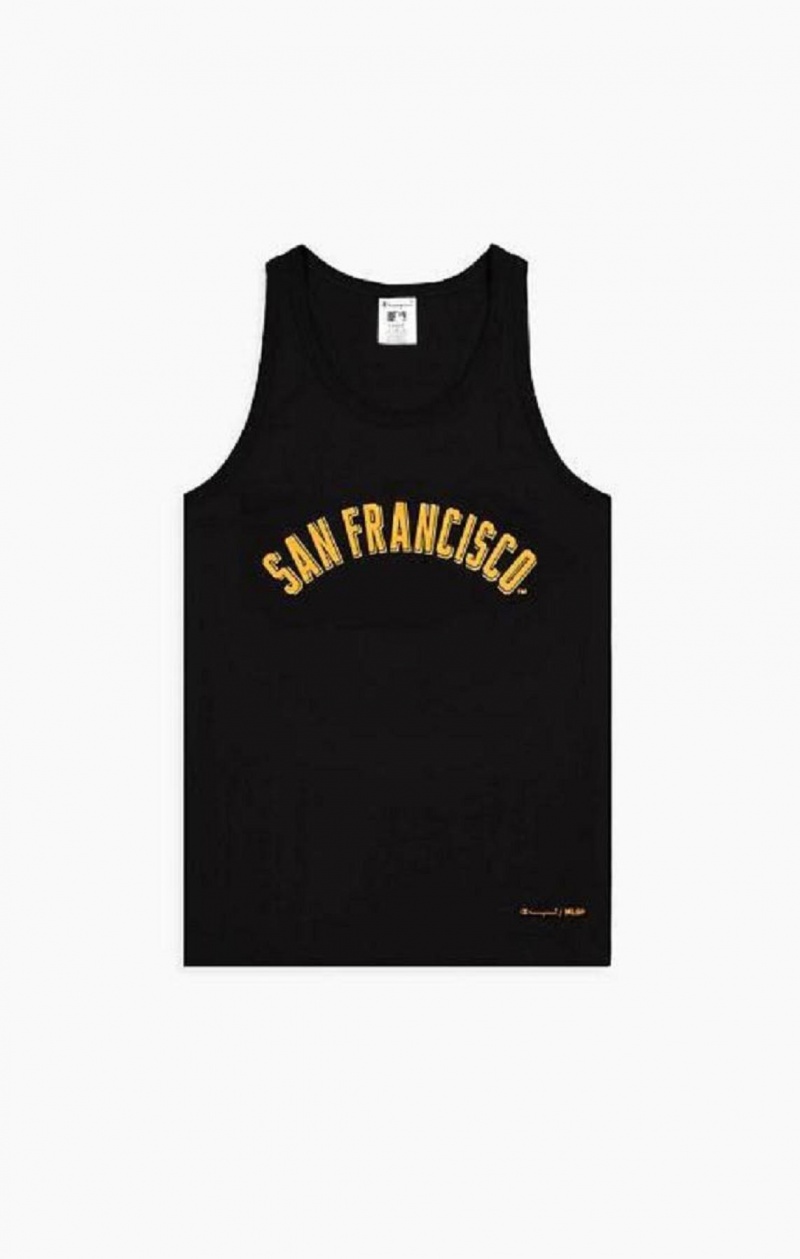 T Shirts Champion San Francisco MLB Tank Top Homme Noir | 5278-PLSYT