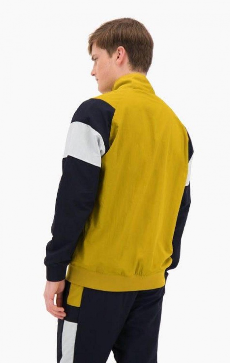 Vestes Champion Zip-Up Colour Block Tracksuit Jacket Homme Doré | 9704-JRSFO