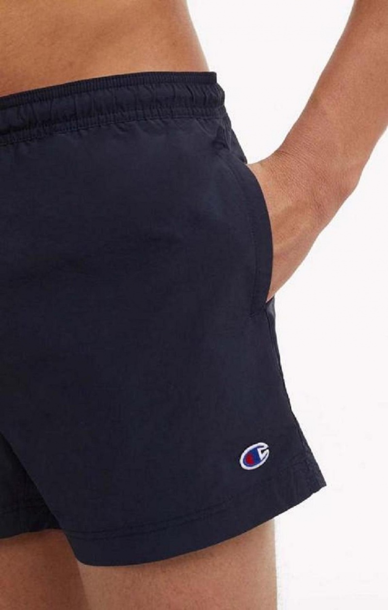 Vetement de Bain Champion Contrast Seam Detail Swim Shorts Homme Bleu Foncé | 1853-YJBTK