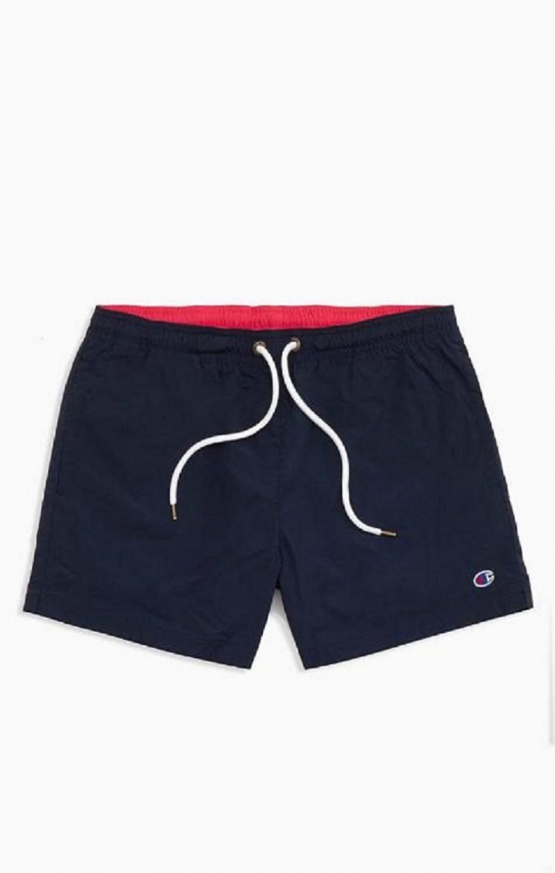 Vetement de Bain Champion Contrast Seam Detail Swim Shorts Homme Bleu Foncé | 1853-YJBTK