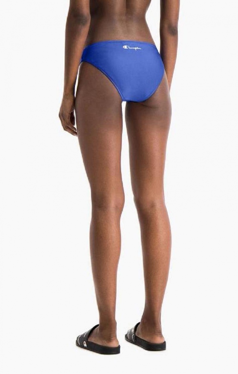 Vetement de Bain Champion High Leg Bikini Bottoms Femme Bleu | 4901-FNUET