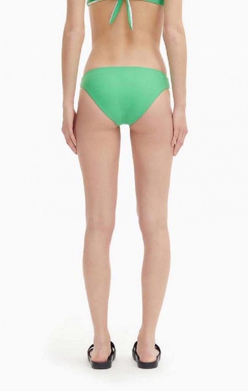 Vetement de Bain Champion Reversible 'C' Logo Patch Bikini Bottoms Femme Vert | 4816-ZEDGW